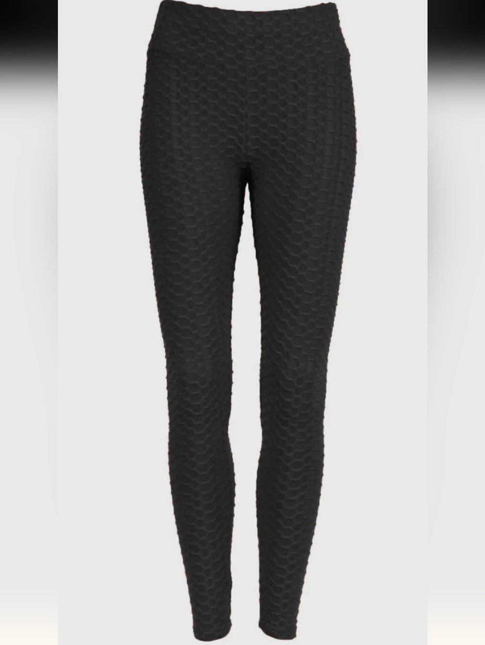 Women's Lane Bryant Honey Comb Leggings, Masks Imperfections Black Sz C/D 18/20